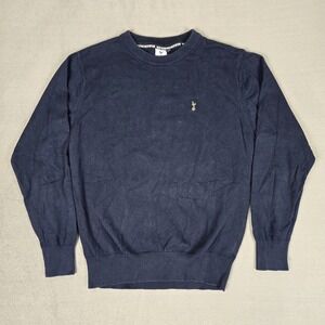 Tottenham Hotspur Sweater Men Large Blue Crewneck Long Sleeve Pullover FC Soccer